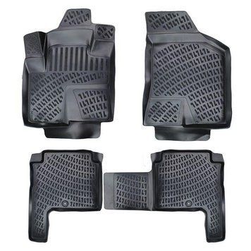 Резиновые коврики для Hyundai Santa Fe 2000-2006 &mdash; идеальная посадка, защита и легкий уход