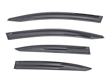 Вітровики Honda Civic 9 2012-2016 акрилові, димчасті &ndash; комфорт у поїздці, акрилові дефлектори, стиль | Avtoholik