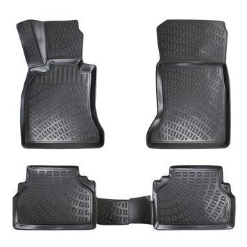 Резиновые коврики для Bmw 5 Class F18 2010-2017 &mdash; идеальная посадка, защита и легкий уход