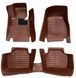 Кожаные коврики Skopa для BMW 3-Series RWD F30 2012-2018 &ndash; роскошь и защита салона KM-179 brown фото 1