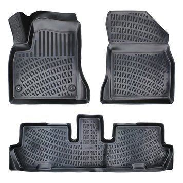 Резиновые коврики для Citroen C4 GRAND PICASSO 7 місць 2006-2010 &mdash; идеальная посадка, защита и легкий уход