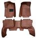 Шкіряні килимки Skopa для Infiniti QX80 2010- &ndash; розкіш і захист салону KM-87 brown фото 1