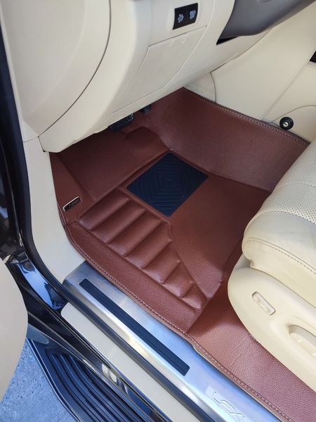 Кожаные коврики Skopa для BMW 5-Series RWD F10 2010-2017 KM-183 brown &ndash; роскошь и защита салона